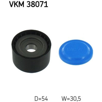 SKF | Umlenk-/Führungsrolle, Keilrippenriemen | VKM 38071