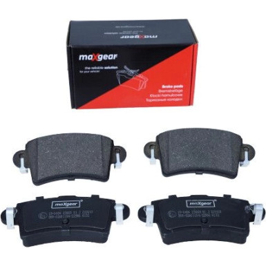 Maxgear | Bremsbelagsatz, Scheibenbremse | 19-0494