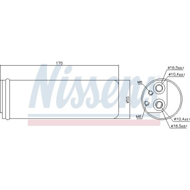 Nissens | Trockner, Klimaanlage | 95321