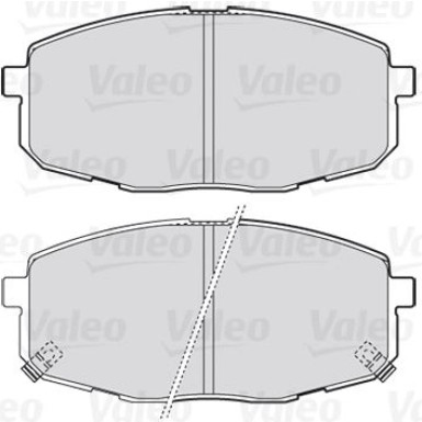 Valeo | Bremsbelagsatz, Scheibenbremse | 301842