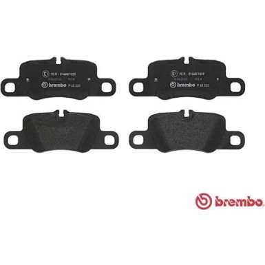 Brembo | Bremsbelagsatz, Scheibenbremse | P 65 020