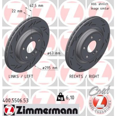 Zimmermann | Bremsscheibe | 400.5506.53