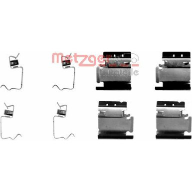 Metzger | Zubehörsatz, Scheibenbremsbelag | 109-1218