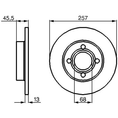 BOSCH | Bremsscheibe | 0 986 478 016