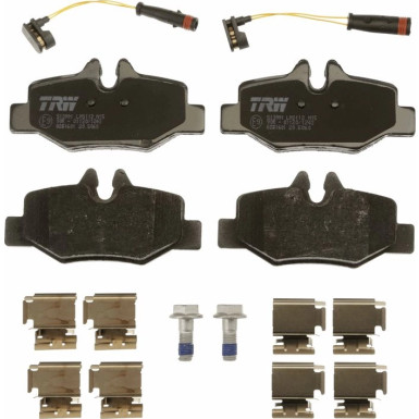 TRW | Bremsbelagsatz, Scheibenbremse | GDB1601