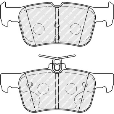 Ferodo | Bremsbelagsatz, Scheibenbremse | FDB5355