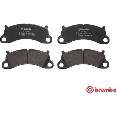 Brembo | Bremsbelagsatz, Scheibenbremse | P 65 025