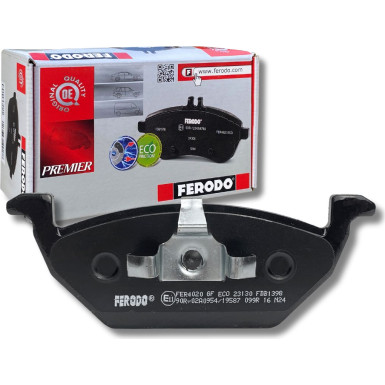 FERODO DDF927C Bremsscheibe 256x22mm + FERODO FDB1398 Bremsbeläge inkl. Verschleißwarnkontakt