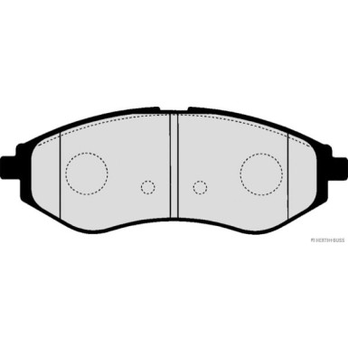 Herth+Buss Jakoparts | Bremsbelagsatz, Scheibenbremse | J3600911