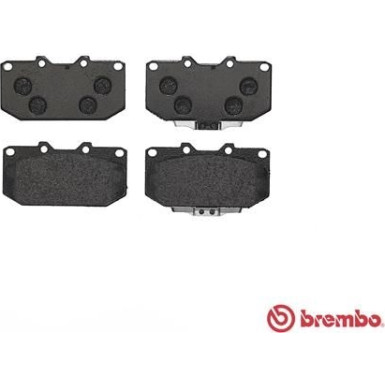 Brembo | Bremsbelagsatz, Scheibenbremse | P 56 025