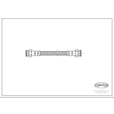 Corteco | Bremsschlauch | 19025871