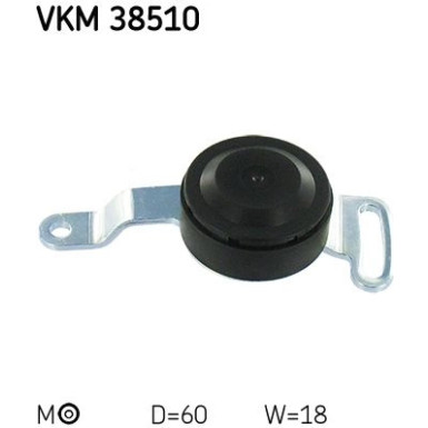 SKF | Spannrolle, Keilrippenriemen | VKM 38510