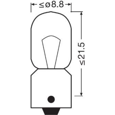 Osram | Glühlampe, Blinkleuchte | Original T4W 12V Doppelblister | 3893-02B