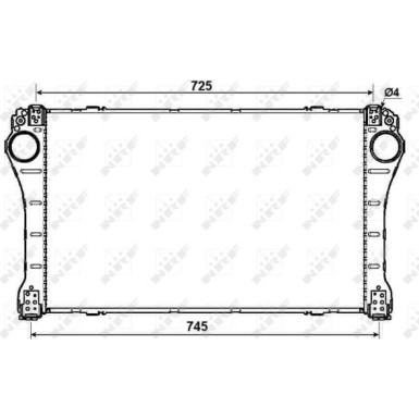 NRF | Ladeluftkühler | 30243