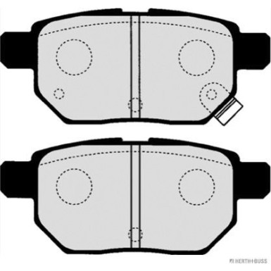 Herth+Buss Jakoparts | Bremsbelagsatz, Scheibenbremse | J3612033