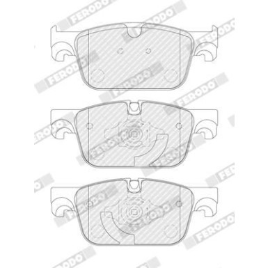 Ferodo | Bremsbelagsatz, Scheibenbremse | FDB4994 Ferodo | Bremsbelagsatz, Scheibenbremse | FDB4994
