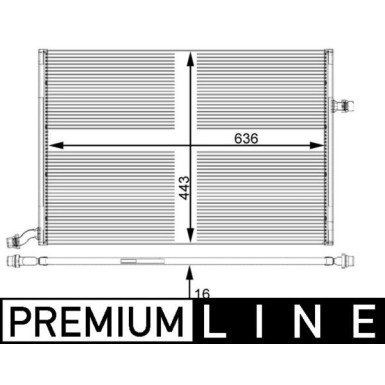 Mahle | Niedertemperaturkühler, Ladeluftkühler | CIR 25 000P