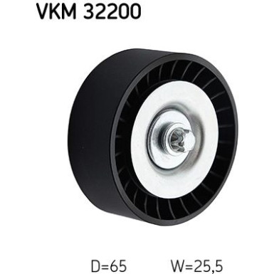 SKF | Umlenk-/Führungsrolle, Keilrippenriemen | VKM 32200