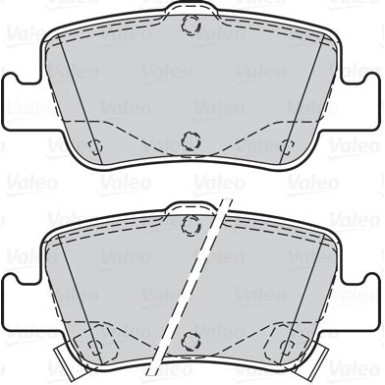 Valeo | Bremsbelagsatz, Scheibenbremse | 302156