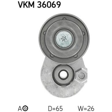 SKF | Spannrolle, Keilrippenriemen | VKM 36069