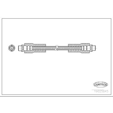 Corteco | Bremsschlauch | 19025845