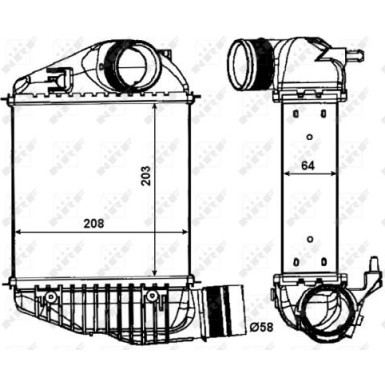 NRF | Ladeluftkühler | 30015