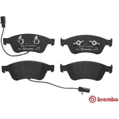 Brembo | Bremsbelagsatz, Scheibenbremse | P 85 102