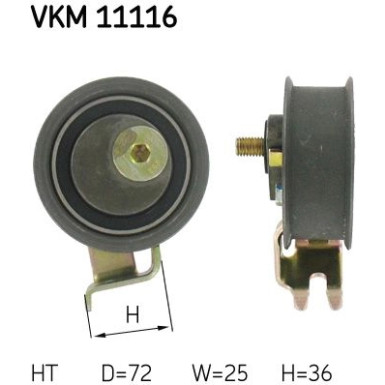 SKF | Spannrolle, Zahnriemen | VKM 11116