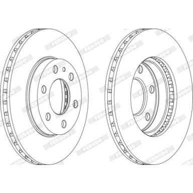 Ferodo | Bremsscheibe | FCR314A