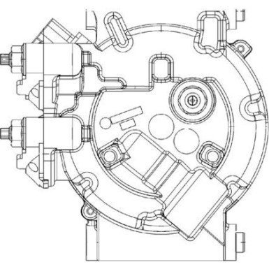 Mahle | Kompressor, Klimaanlage | ACP 310 000P