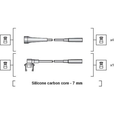 Magneti Marelli | Zündleitungssatz | 941318111145