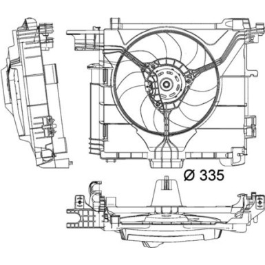 Mahle | Lüfter, Motorkühlung | CFF 211 000P