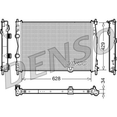 Denso | Kühler, Motorkühlung | DRM46017