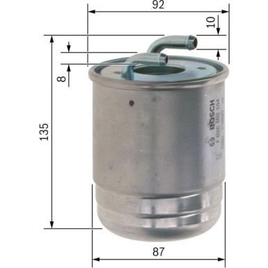 BOSCH | Kraftstofffilter | F 026 402 104