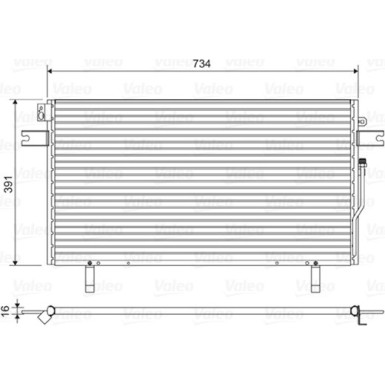 Valeo | Kondensator, Klimaanlage | 814489