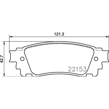 Brembo | Bremsbelagsatz, Scheibenbremse | P 83 166