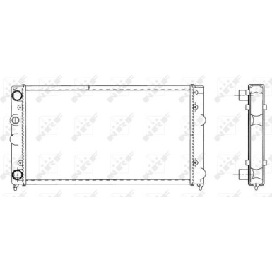 NRF | Kühler, Motorkühlung | 519501