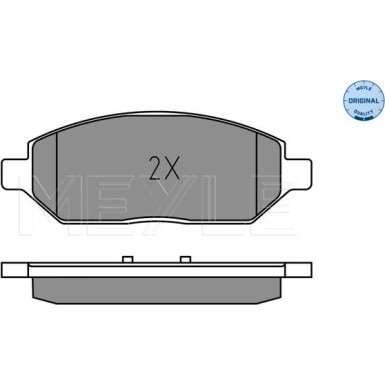 Meyle | Bremsbelagsatz, Scheibenbremse | 025 223 2618