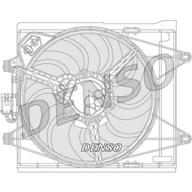 Denso | Lüfter, Motorkühlung | DER09051