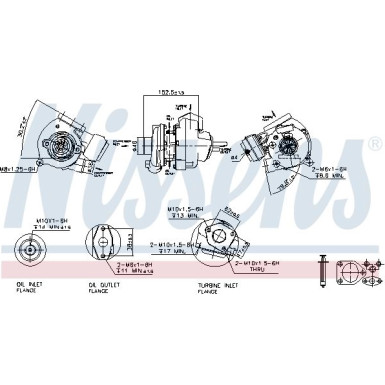 Nissens | Lader, Aufladung | 93107