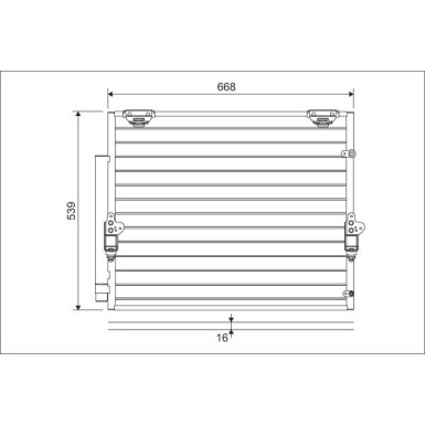 Valeo | Kondensator, Klimaanlage | 822621