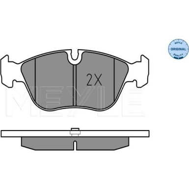 Meyle | Bremsbelagsatz, Scheibenbremse | 025 212 7319