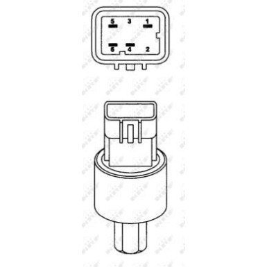 NRF | Druckschalter, Klimaanlage | 38929