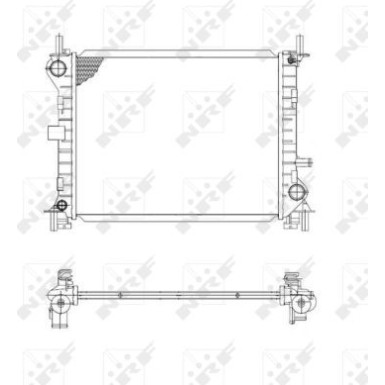 NRF | Kühler, Motorkühlung | 509614