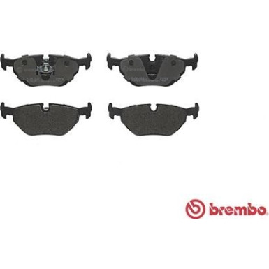 Brembo | Bremsbelagsatz, Scheibenbremse | P 06 011