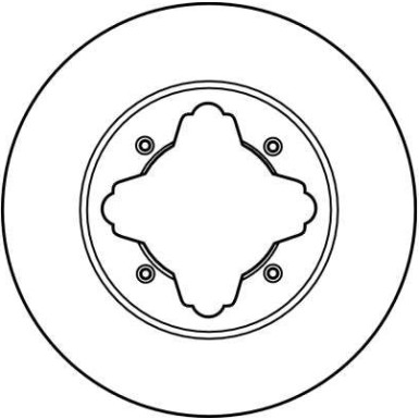 TRW | Bremsscheibe | DF2024