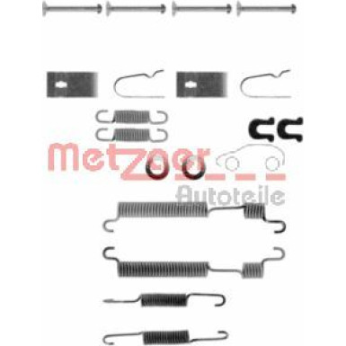 Metzger | Zubehörsatz, Bremsbacken | 105-0653