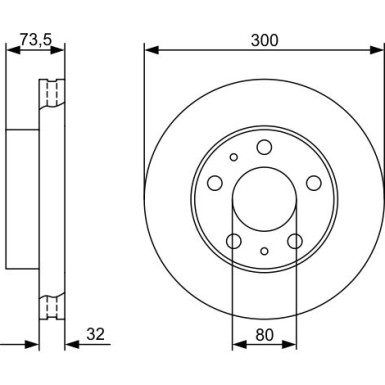 BOSCH | Bremsscheibe | 0 986 479 315