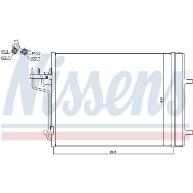 Nissens | Kondensator, Klimaanlage | 940398