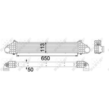 NRF | Ladeluftkühler | 30308